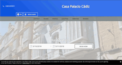 Desktop Screenshot of casapalaciocadiz.com