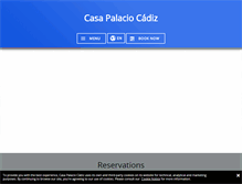 Tablet Screenshot of casapalaciocadiz.com